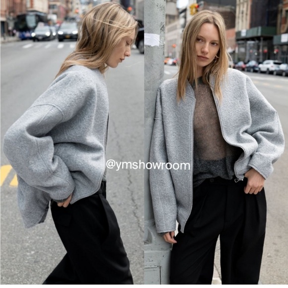 Zara Jackets & Blazers - Zara oversized bomber jacket